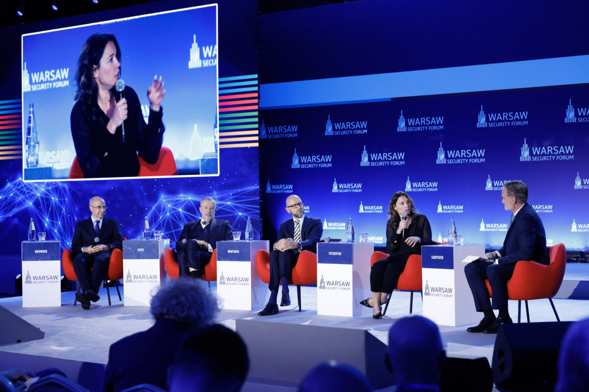 Zhanna Nemtsova’s Talk at the Warsaw Security Forum